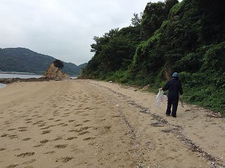 学院島 美化活動の様子